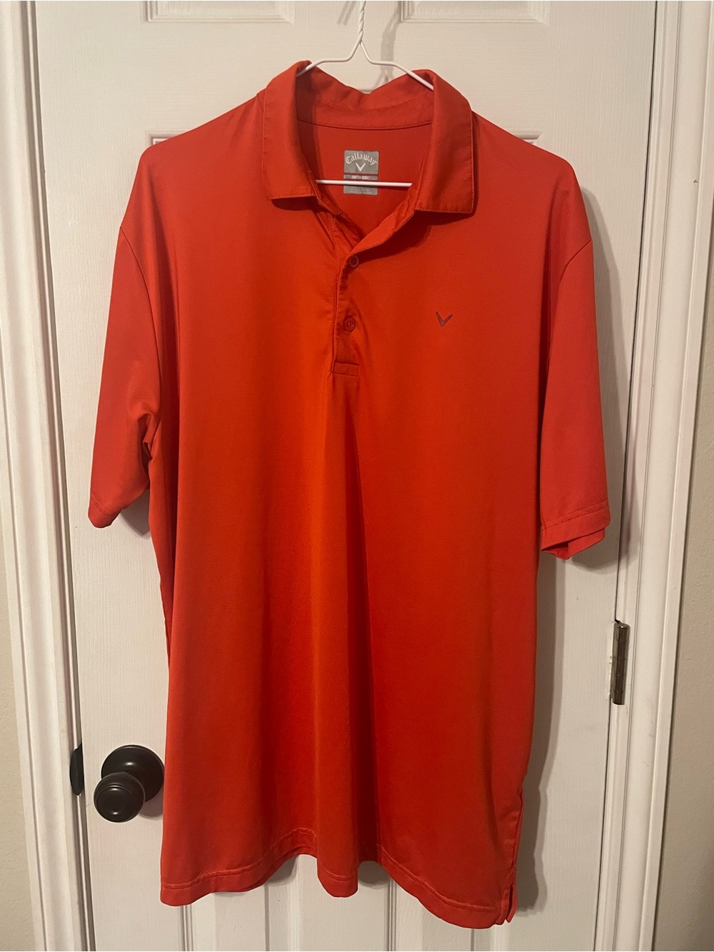 Callaway Men's Orange-Red Performance Polo